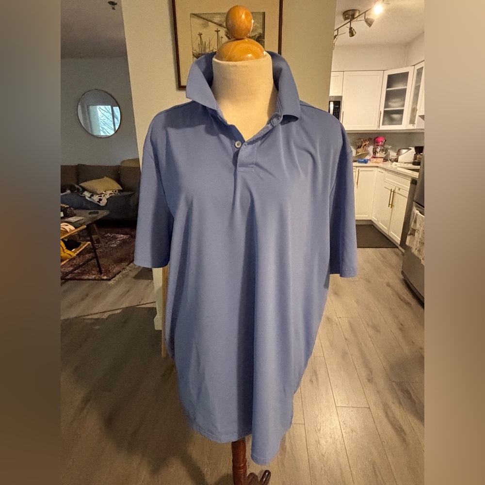 Ralph Lauren RLX Classic Blue Golf Polo Shirt. Size L